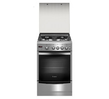 плита ПГ 5100-03 0004 (нерж., стекл. кр. газ-контроль полн.,чуг.реш.,эл,розжиг в ручки), шт